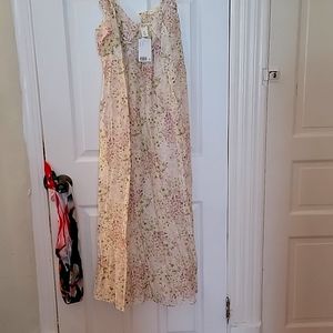 H&M New Floral ruffle top dress